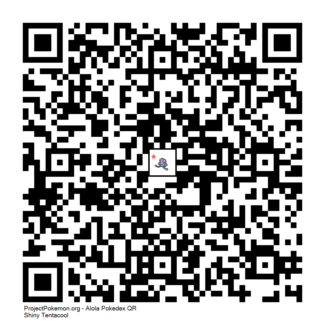 Cdigo QR de Tentacool variocolor